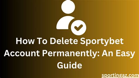 sportybet account delete